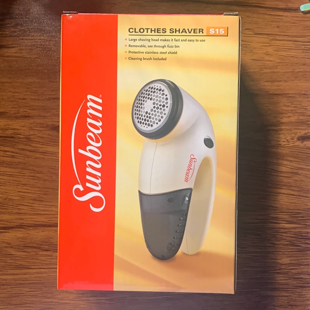 ‼️SALE‼️BRAND NEW Sunbeam S15 Clothes Shaver, Portable Travel Clothes Shaver